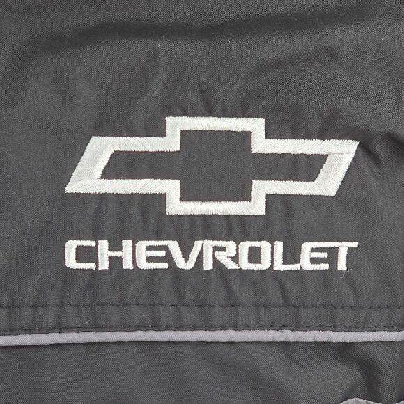I5 Apparel Chevrolet  Windbreaker Size L Black and Gray Full Zip - Picture 4 of 7